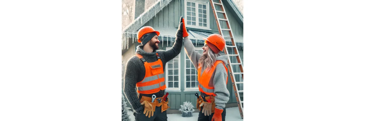 Winterliche Reparaturarbeiten im Haus - Winterliche Reparaturarbeiten im Haus