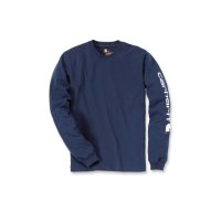 Carhartt Arbeitsshirt sleeve logo t-shirt Navy S