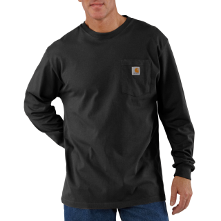 Carhartt Arbeitsshirt workwear pocket t-shirt l/s Schwarz S