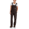 Carhartt Damen Latzhose bib overall Dunkelbraun XS