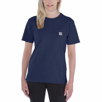 Carhartt Damen T-Shirt workwear pocket Navy XS