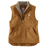 Carhartt Damen Weste sherpa lined Braun XS