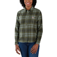 Carhartt Damen Flannelhemd midweight flannel Grün XS