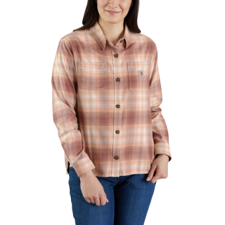 Carhartt Damen Flannelhemd midweight flannel Beige XS