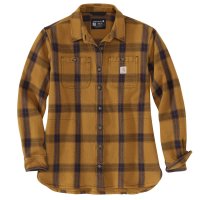 Carhartt Damen Flannelhemd heavyweight twill Braun XS