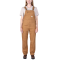 Carhartt Damen Latzhose relaxed fit denim bib Braun XS