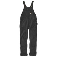 Carhartt Damen Latzhose relaxed fit denim bib Schwarz XS