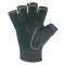 CAT fingerlose Handschuhe aus Leder Schwarz