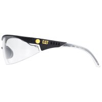 CAT Halbrahmen Schutzbrille "Digger" aus PVC mit Gummi klares Glas