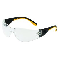 CAT rahmenlose Schutzbrille "Track" aus PVC mit Gummi klares Glas