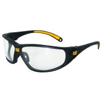 CAT Vollrahmen Schutzbrille "Tread" aus PVC mit Gummi klares Glas