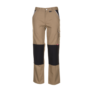 Planam Canvas 320 Bundhose khaki/schwarz 24