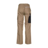 Planam Canvas 320 Bundhose khaki/schwarz 24