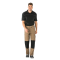 Planam Canvas 320 Bundhose khaki/schwarz 24