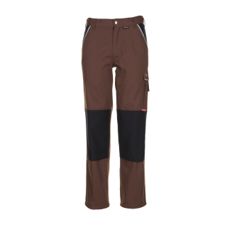 Planam Canvas 320 Bundhose braun/schwarz 24