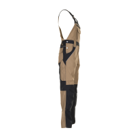 Planam Plaline Latzhose sand/schwarz 24