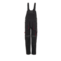 Planam Basalt Latzhose anthrazit/rot 24