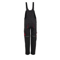 Planam Basalt Latzhose anthrazit/rot 24