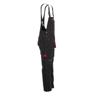 Planam Basalt Latzhose anthrazit/rot 24