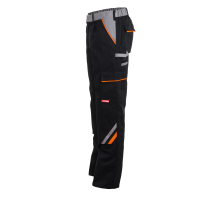 Planam Visline Bundhose schwarz/orange/zink 24