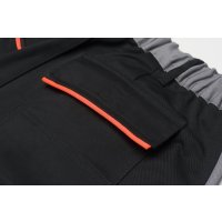 Planam Visline Bundhose schwarz/orange/zink 24