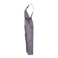 Planam Visline Latzhose zink/orange/schiefer 24