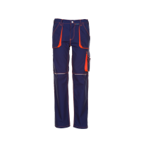 Planam Basalt Neon Bundhose marine/orange 24