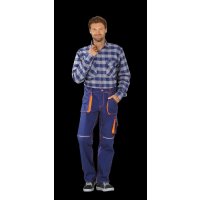 Planam Basalt Neon Bundhose marine/orange 24