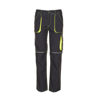 Planam Basalt Neon Bundhose anthrazit/gelb 24