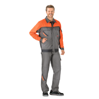 Planam Visline V1 Bundjacke zink/orange/schiefer 24