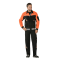 Planam Visline V1 Bundjacke schwarz/orange/zink 24