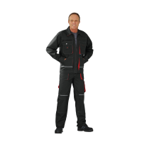 Planam Basalt Bundjacke anthrazit/rot 24