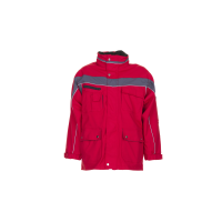 Planam Plaline Allwetterjacke rot/schiefer XS