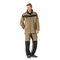 Planam Plaline Allwetterjacke sand/schwarz XS