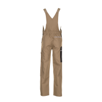 Planam Canvas 320 Latzhose khaki/schwarz 24