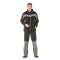 Planam Plaline Fleecejacke schwarz/zink XS