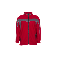 Planam Plaline Fleecejacke rot/schiefer XS