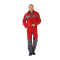 Planam Plaline Fleecejacke rot/schiefer XS