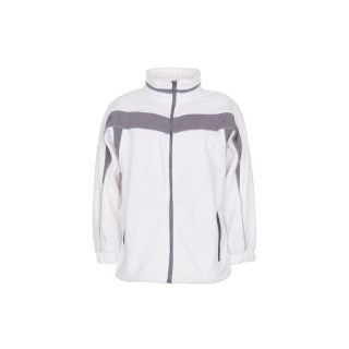 Planam Plaline Fleecejacke reinweiß/zink XS