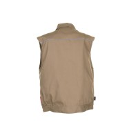 Planam Canvas 320 Weste khaki/schwarz S