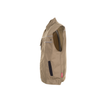 Planam Canvas 320 Weste khaki/schwarz S