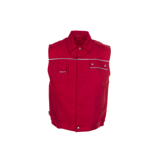 Planam Canvas 320 Weste rot S