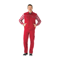 Planam Canvas 320 Weste rot S