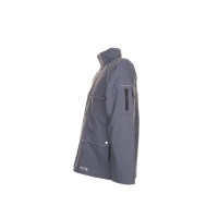 Planam Canvas 320 Winterparka grau/schwarz S