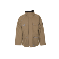 Planam Canvas 320 Winterparka khaki/schwarz S