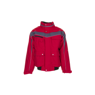 Planam Plaline Winterblouson rot/schiefer XS