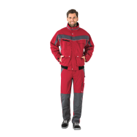 Planam Plaline Winterblouson rot/schiefer XS