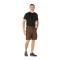 Planam Canvas 320 Shorts braun/schwarz S