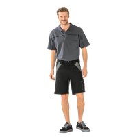 Planam Plaline Shorts schwarz/zink XS