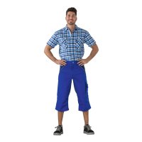 Planam Plaline 3/4 Hose kornblumenblau/marine XS